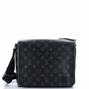 Louis Vuitton PM District Messenger Bag Monogram Eclipse Canvas